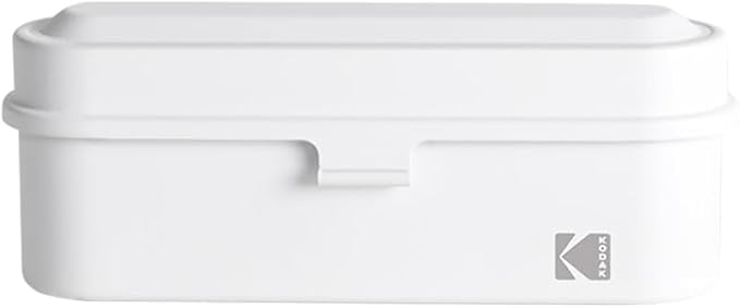 KODAK Film Case - for 5 Rolls of 35mm Films - Compact, Retro Steel Case to Sort and Safeguard Film Rolls (White) (Film is not Included) - Image 2