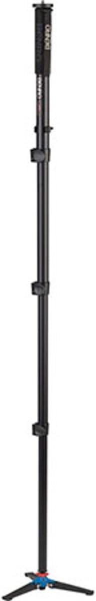 Benro 4 Section Aluminum Monopod with 3-Leg Locking Base, Flip Lock Legs, 22" Maximum Height, 44.1 lb. Load Capacity- Black (A48FD) - Image 2