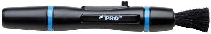 LENSPEN MiniPro. Professional Small, Lightweight Camera Lens Cleaning Pen with Carbon Compound Technology and Retractable Brush for Removal of Fingerprints, Grease and Dust from any Optical Device, black | Professional Small & Lightweight, Carbon Compo... by LENSPEN
