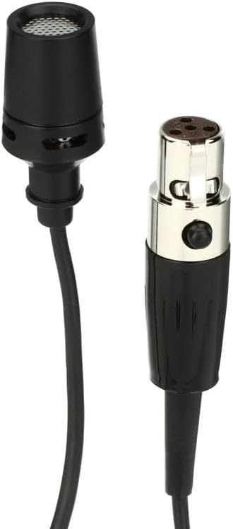 Shure Centraverse CVL Lavalier Condenser Microphone - Black | Cardioid clip-on lavalier mic with TA4F (TQG) connector for Shure wireless bodypacks; hands-free presenting - Image 3