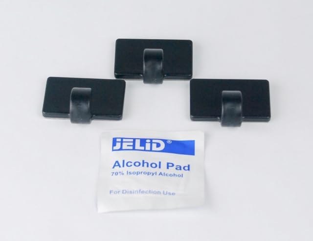 (3-Pack) Lido Mounts Hook Microphone Mount Compatible with Icom and Alinco Mobile Microphones. 3 Pack with Alcohol Pads - Image 2