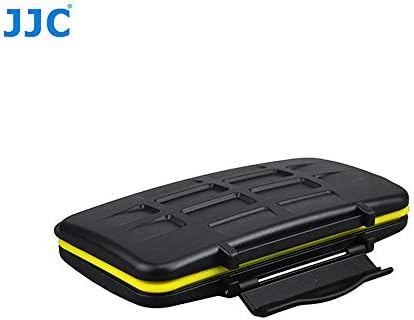 JJC MC-SDMSD24 Ruggard SD Card Case, Micro SD Card Case, Water-Resistant Case for SD Micro SD Cards, Rubber Sealed Ergonomic Locking Easy Carrying Memory Card Case Fits 12 SD 12 Micro SD Cards - Image 2