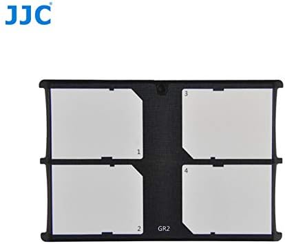 JJC MCH-SD4GR Small Memory Card Case, Wallet SD Card Case, SD Card Holder Case fits 4 SD Cards, Slim, Light Weight, Credit Card Size - Image 2