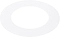 PATIKIL 3" ID 4.7" OD Plastic Trim Ring, Ceiling Light Goof Rings Matte Circular Light Cover Lighting Fixture for Ceiling Wall Recessed Can Downlights, Translucent Matte White by PATIKIL