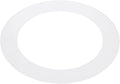 PATIKIL 5.9" ID 8.1" OD Plastic Trim Ring, Ceiling Light Goof Rings Matte Circular Light Cover Lighting Fixture for Ceiling Wall Recessed Can Downlights, Translucent Matte White by PATIKIL