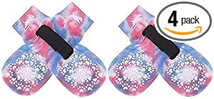 EXPAWLORER Anti Slip Dog Socks to Prevent Licking Paws, Dog Shoes for Hot Pavement, Dog Booties for Small Medium Large Senior Dogs, Traction Control Boots & Paw Protectors for Hardwood Floors by EXPAWLORER