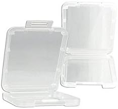 eTECH 10 Pack of Clear Plastic CF/Compact Flash Memory Card Case Holder Compatible with SanDisk/Kingston/Samsung (Case Only, Memory Card Not Included) - Image 2