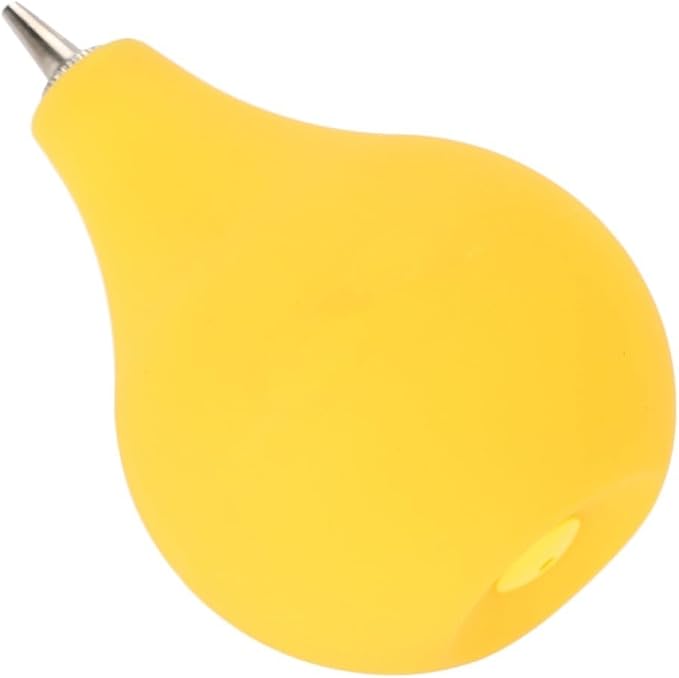 Rubber Air Blower for Camera Lens Cleaning Dust Pump Tool with Metal Valve Portable Filter Watch Cleaning Kit(Yellow) - Image 3