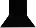 HEMMOTOP Black Backdrop, 10x12ft, Seamless Photography Background Screen | Polyester Fabric Cloth, Non Reflective, Seamless, Ideal for Photoshoot, Video Recording, Studio, Birthday, Wedding Party by Hemmotop