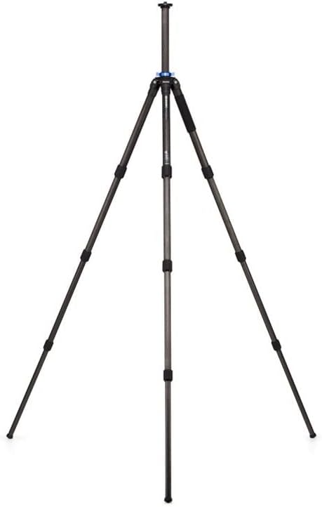 Benro Mach3 9X Carbon Fiber Series 4 Extra Long Tripod, 4 Section, Twist Lock Legs, 82.9" Maximum Height, 44.1 lb. Load Capacity- Black (TMA48CXL) | 9X Carbon Fiber with 50lb load capacity and twist locks for photography, videography and outdoor shooting - Image 4