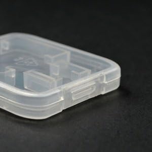 eTECH Collection 20 Pack of Clear Plastic SD/SDHC/SDXC/MicroSD/MicroSDHC/MicroSDXC Memory Card Case Holder for SanDisk/Kingston/Transcend/Samsung (Case Only, Memory Card Not Included) - Image 2
