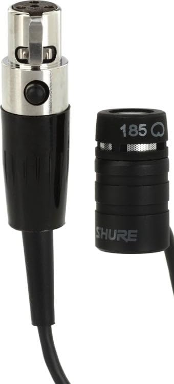 Shure Microflex MX185 Cardioid Lavalier Microphone - Condenser Mic with TQG / TA4F Connector Wireless Bodypack Transmitters | Condenser Mic with TQG / TA4F Connector Wireless Bodypack Transmitters - Image 3