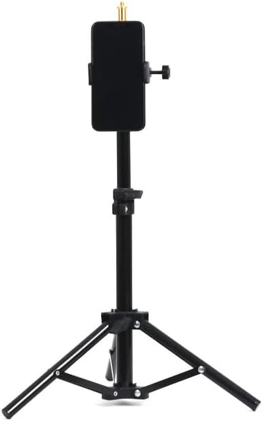 2 Pack Mic Stand Phone Holder Mount Photography Light Stand Phone Mount Holder Clamp Phone Clip for Microphone Stand Tripod Boom Arm Floor Mic Stand Selfie Stick Ring Light Camera Tripod - Image 8
