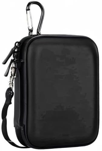 Lacdo Hard Drive Carrying Case for Western Digital WD Elements/WD My Passport/My Passport Ultra Portable External Hard Drive HDD 1TB 2TB 4TB 5TB 6TB USB 3.0 Protective Storage Travel Bag, Full Black - Image 8