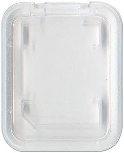 eTECH Collection Clear Plastic SD/SDHC/SDXC/Secure Digital Memory Card Case Holder Compatible for SanDisk/Kingston/Transcend/Samsung Memory Card (1 Pack) by Unknown