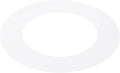 PATIKIL 2.8" ID 4.5" OD Plastic Trim Ring, Ceiling Light Goof Rings Matte Circular Light Cover Lighting Fixture for Ceiling Wall Recessed Can Downlights, Translucent Matte White by PATIKIL