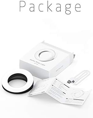 XINBAOHONG Selfie Ring Light Rechargeable Portable Clip-on Selfie Fill Light with 40 LED for Smart Phone Photography, Camera Video, Girl - Image 7