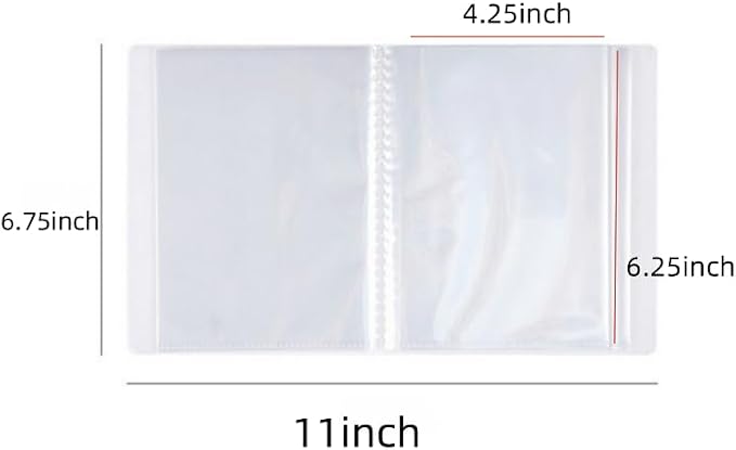 2 Pack Small Photo Album 4x6 Photos Book, Travel Plastic Picture Books | Each 24 Pages Shows 48 Pictures,Postcard Album,Mini Photo Album,Baby Photo Books for Pictures Store and Display Memories - Image 2