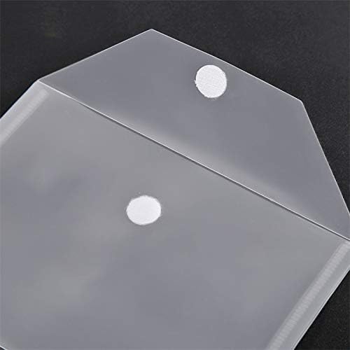 40 Pieces Clear Stamp and Die Storage Bag, Resealable Plastic Die Storage Pocket Large Die Cuts Stencil Storage Pockets for Card Making DIY Scrapbooking, 5 x 7 Inch,with 6 Sheets Label Stickers - Image 4