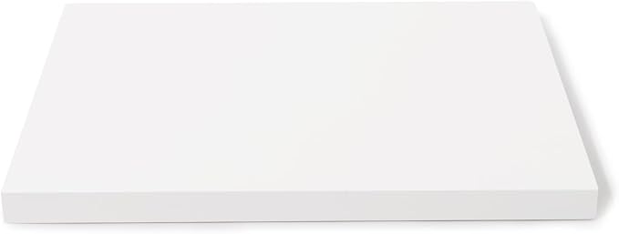 Oirlv Solid Wood Minimalism Style Jewelry Display Stand Showcase Jewelry Organizer Square Holder White Display Stand Riser (SM05206) | Great for Photography or Display Scenarios.Making Jewelry Look Better in Photos, Displays or Home Decor,15.74"x11.81"... by Oirlv