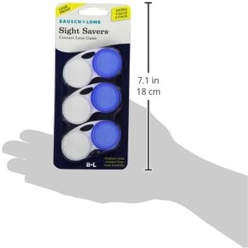 Sight Savers by Bausch & Lomb Leak-Proof Contact Lens Case, 3 Pack | Compact travel-size design, durable leak-proof seal, 3-pack value, eye care essential, contact lens storage, bulk multipack - Image 6