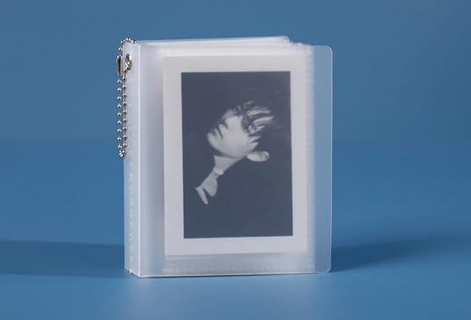 8 pcs 2x3 Mini Photo Album- Photo Book Credit Card Holders with Keychain | 2.5x3.5 Hanging Photocard Holder -Small Photo Ornaments for Tree, Card Cases 18Page - 36 Card Pockets Collection Album Bulk - Image 6
