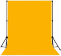 Yellow Photo Backdrop Fabric Professional Photography Background 10x10ft | Seamless Design eliminates Wrinkle Portrait Photography Wedding Dark Theme Decorations by MIZSYE