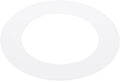 PATIKIL 3.2" ID 4.9" OD Plastic Trim Ring, Ceiling Light Goof Rings Matte Circular Light Cover Lighting Fixture for Ceiling Wall Recessed Can Downlights, Translucent Matte White by PATIKIL