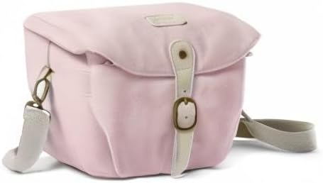 BAGSMART Camera Bag, SLR DSLR Canvas Crossbody Camera Case, Compact Camera Shoulder Bag with Rain Cover for Women and Men, Pink | SLR DSLR Camera Case, Compact Camera Shoulder Bag - Image 8