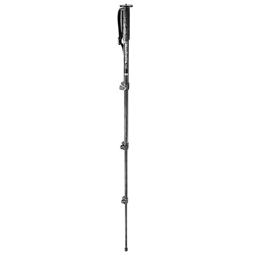 Manfrotto 290 Carbon Fiber 4-Section Monopod (MM290C4US) | Carbon fiber leg structure with 22lb load capacity and 4 sections for stability, portability and photography - Image 2