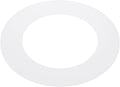 PATIKIL 4.3" ID 6.7" OD Plastic Trim Ring, Ceiling Light Goof Rings Matte Circular Light Cover Lighting Fixture for Ceiling Wall Recessed Can Downlights, Translucent Matte White by PATIKIL