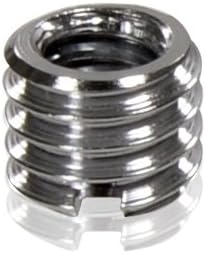 Foto&Tech Metal 1/4 inch to 3/8 inch Tripod Thread Adapter, Easy Mount Convert Screw Adapter for Tripod Monopod Ballhead, Reducer Bushing for Camera Video Equipment DSLR SLR Mic Boom Stand (10 Piece) - Image 3