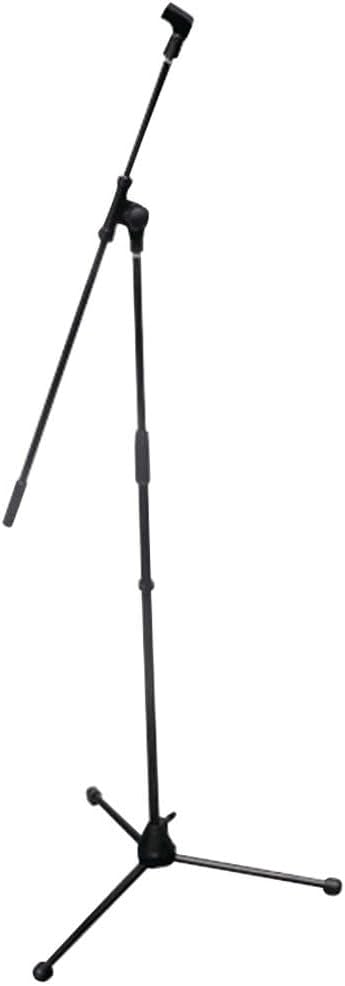 Pyle Foldable Tripod Microphone Stand - Universal Mic Mount and Height Adjustable from 37.5'' to 65.0'' Inch High w/ Extending Telescoping Boom Arm Up to 28.0'' - Knob Tension Lock Mechanism PMKS3 - Image 4