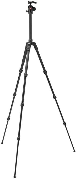 Manfrotto Befree Advanced AS, Camera Tripod, Twist Lock, Compatible with Arca-Swiss, Portableand Compact, Alumiium, Travel Tripod Kit, Ball Head, for DSLR, Mirrorless, Camera Accessories - Image 4