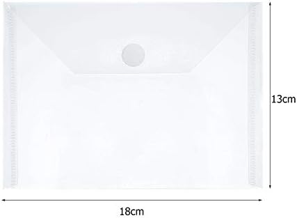 40 Pieces Clear Stamp and Die Storage Bag, Resealable Plastic Die Storage Pocket Large Die Cuts Stencil Storage Pockets for Card Making DIY Scrapbooking, 5 x 7 Inch,with 6 Sheets Label Stickers - Image 2