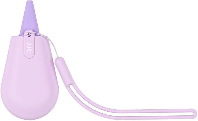 JJC Pocket-Sized Silicone Camera Dust Blower Small Lens Air Blower - Lilac | Lens Cleaner Air Blower for Sensor LCD Keyboards Filters Printing, Compact Portable Dust Blower for Outdoor Travel Cleaning by JJC