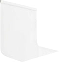 White Photo Backdrop for Photoshoot, Fabric 5x7ft | Polyester Studio Photography Backgrounds, Non Reflective, Easy to Hang, for Portrait Shoot, Product, Party, Video Creation by LYLYCTY
