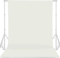 GFCC 8FTX10FT Ivory Backdrop Background for Photography Photo Booth Backdrop for Photoshoot Background Screen Video Recording Parties Curtain | Non-Reflective, Polyester Curtain, Easy Hang, Multipurpose Screen for Studio Photo Booth, Video Recording, P... by GFCC