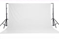 Solid Photography Backdrop Background Chromakey Muslin Portrait Background Screen for Photo Video Studio… (White, 10x7ft) by HMTFOTO