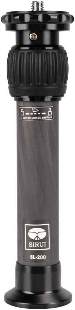 SIRUI SL-200 Carbon Fiber Tripod Extension Pole, Two-Section Center Column Extender for Tripods by SIRUI