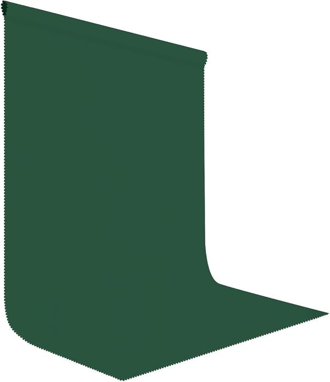 Dark Green Photography Backdrop for Photoshoot, Fabric 6x9ft | Polyester Studio Photo Backgrounds, Non Reflective, Easy to Hang, for Portrait Shoot, Product, Party Decor, Video Creation by LYLYCTY