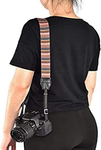Camera Strap Bohemia Camera Neck Strap Shoulder Belt Strap for Compact Digital Camera, Mirrorless Camera, Small DSLR Camera, Instant Camera.(Multi) - Image 5