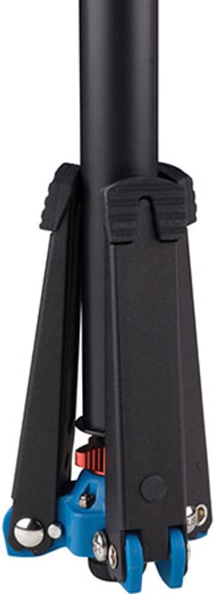 Benro 4 Section Aluminum Monopod with 3-Leg Locking Base, Flip Lock Legs, 22" Maximum Height, 44.1 lb. Load Capacity- Black (A48FD) - Image 3