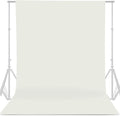 GFCC Ivory Backdrop Photography Background - 6FT x 10FT Photo Backdrop for Photoshoot Photography Video Recording Background Screen Picture Curtain | Versatile Screen for Studio, Video Recording, Portrait, Parties, Non-Reflective, Polyester, Easy Hang,... by GFCC
