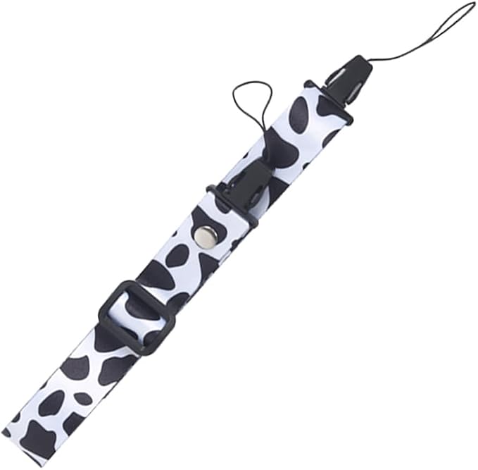 VOVMOEYA Camera Strap,Cute Camera Lanyard Neck Strap,iPad Strap,Cute Camera Strap for Fujifilm mini Camera Kodak Smile + Smile plus,pink,Black and White - Image 8