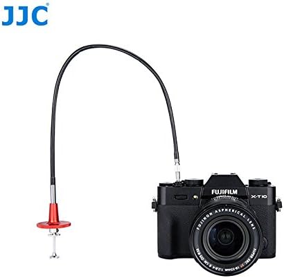 JJC 40cm Red Mechanical Cable Shutter Threaded Release, Bulb-Lock Design for Long Exposure, fits Fuji XT1 XT2 XT3 XT4 X100T Leica M6 M7 M8 Sony RX1 Nikon Df F4 FM2 F3 FE FM3a F80 - Image 9