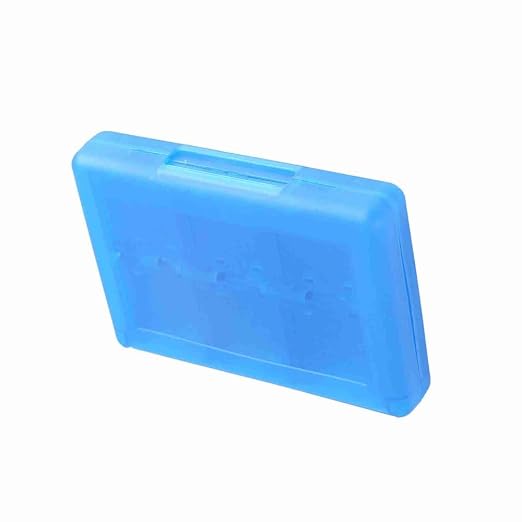 28-in-1 PP Game Card Case Holder - for Nintendo 3DS/DSL/DSI/LL, Cartridge Storage Box with 22 Slots + SD/TF Card Holders + Stylus Organizer(Blue) - Image 8