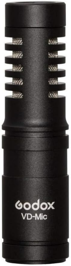 GODOX VD-Mic 8cm Compact Directional Shotgun Microphone (Black) | Extended Frequency Response, And Durable, Sound Pick-up, Complete Accessories, Universal Compatibility, High, Sensitivity - Image 3