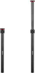 MINIFOCUS Tripod Extension, 2 Section Center Columns, 23.4" Alloy Aluminum Tripod Extender Tube Telescopic Stick Rod/Pole with 1/4" 3/8" Screw, Compatible with Tripods/Gimbal/Camera, Max Load 33lb by MINIFOCUS