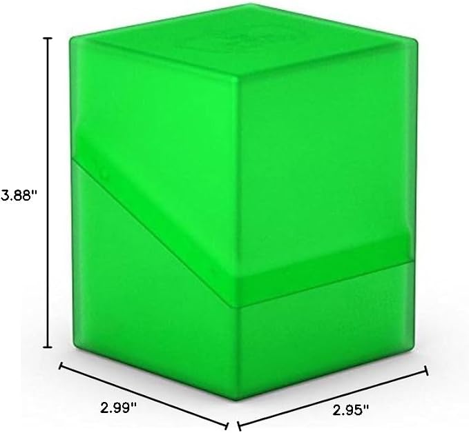 Ultimate Guard Boulder 100+ Classic, Deck Case for 100 Double-Sleeved TCG Cards, Emerald, Secure & Durable Storage for Trading Card Games, Soft-Touch Finish - Image 9